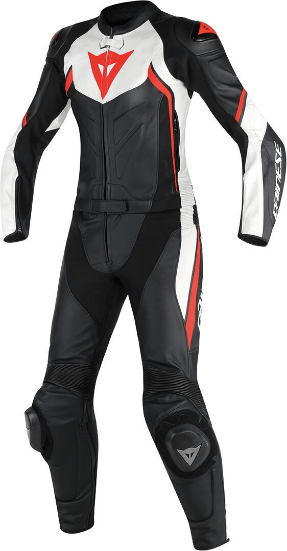 Dainese Avro D2 Lady noir/blanc/rouge combinaison