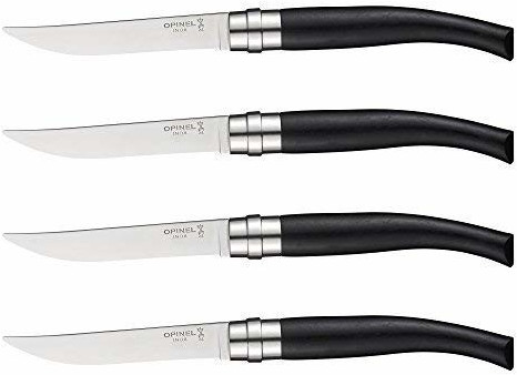 Opinel Set de couteaux à steak Table Chic 4 pièces ébène