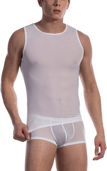 Olaf Benz Tank top crew neck Uni white 106.025/1000
