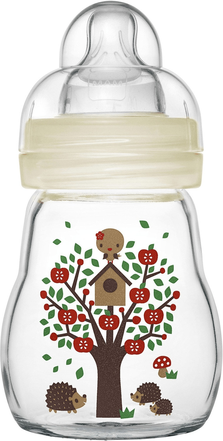 MAM Biberon en verre Feel Good 170 ml beige