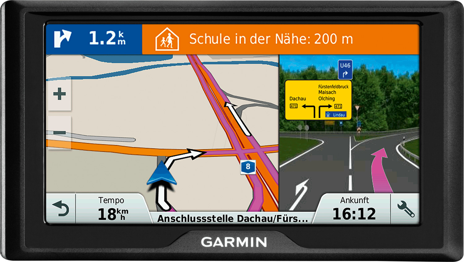 Ladekabel Für Garmin Drive 53, 52, 51, 61 LMT-S Navi – 1,5m Auto-Kabel Zum Aufladen