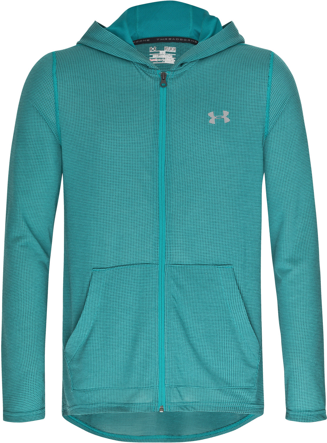 Under Armour Hoodie UA Threadborne turquoise sky