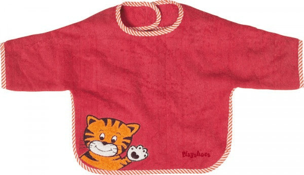 Playshoes Bavoir à manche XL tigre rouge