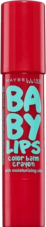 Gemey Maybelline Baby Lips Color Balm Crayon - 05 Candy Red (3ml)