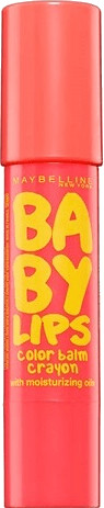 Gemey Maybelline Baby Lips Color Balm Crayon - 10 Sugary Orange (3ml)