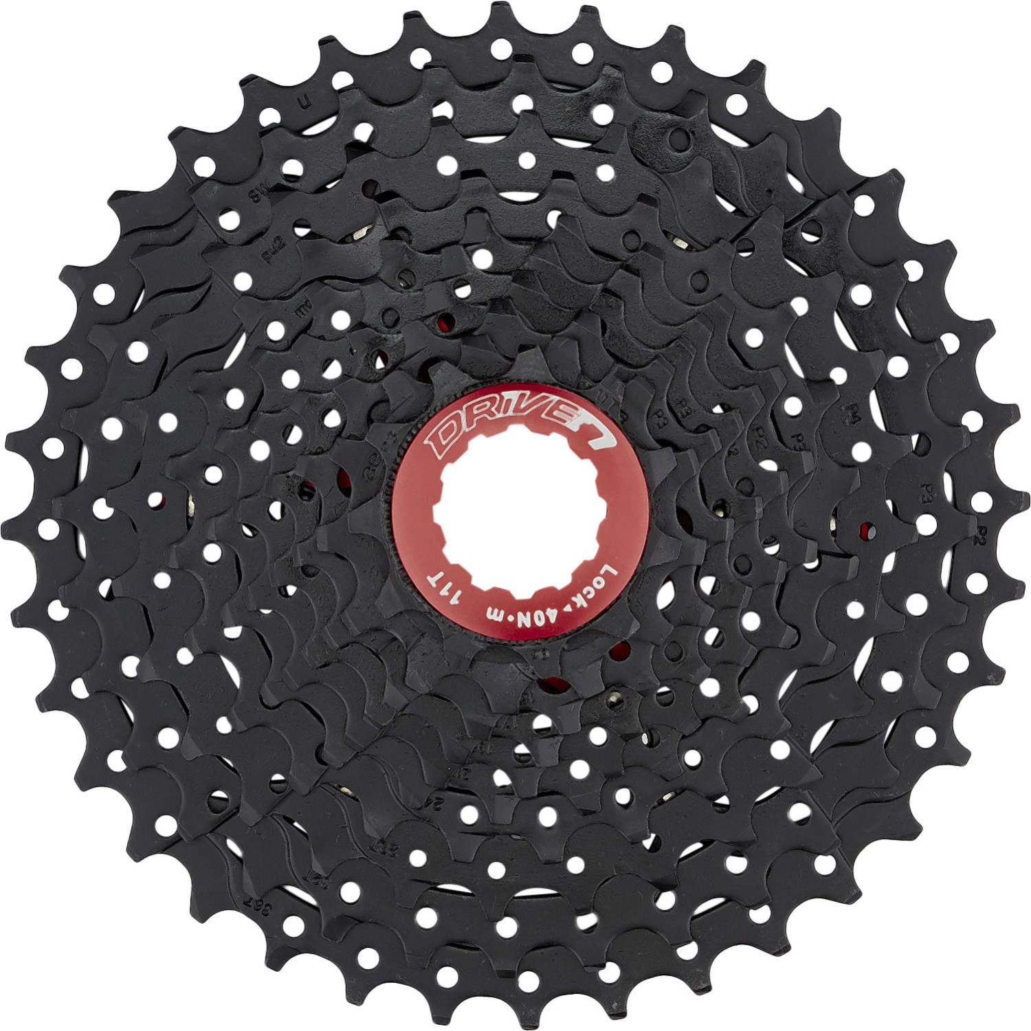 SunRace CSMX0 TAW (11-36) black-red