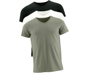 Tommy Hilfiger Herren 3er Pack Premium Essentials T-Shirts mit V-Ausschnitt Wei