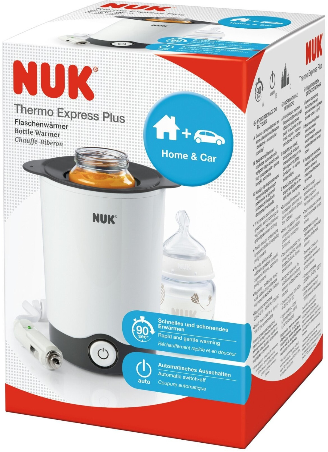 Chauffe-Biberon Thermo Express Auto/Maison NUK : Comparateur, Avis, Prix