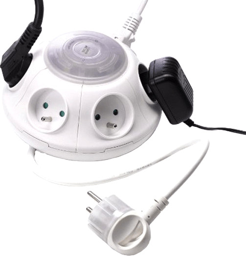 Watt&Co Multiprise parafoudre Twister (MP-TWISTER-B)