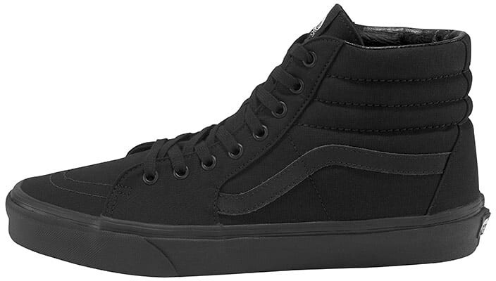 High top all black vans new arrivals