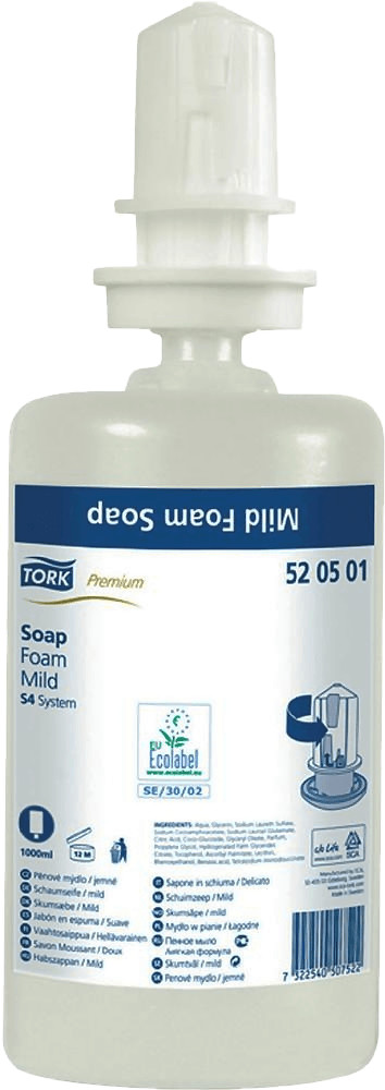 Tork Savon mousse Premium doux S4 (1000 ml)