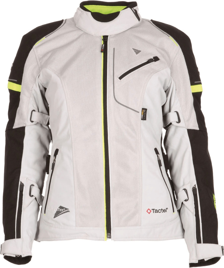 Modeka Blouson Belastar Lady gris clair