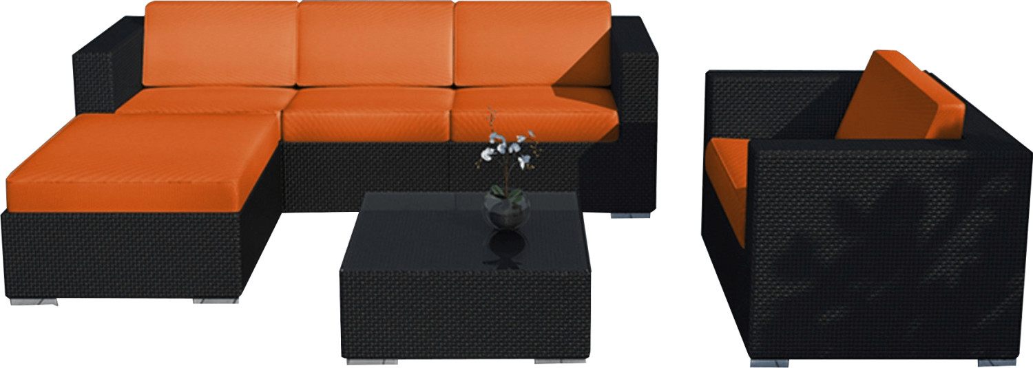 Delorm Design COPACABANA noir/orange