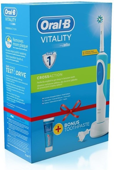 Oral-B Vitality CrossAction + blend-a-med Pro-Expert All-In-One (75ml)