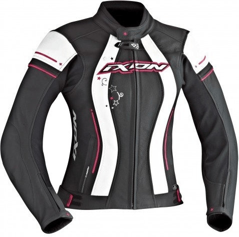 IXON Blouson Alcyone Lady noir/blanc/rose