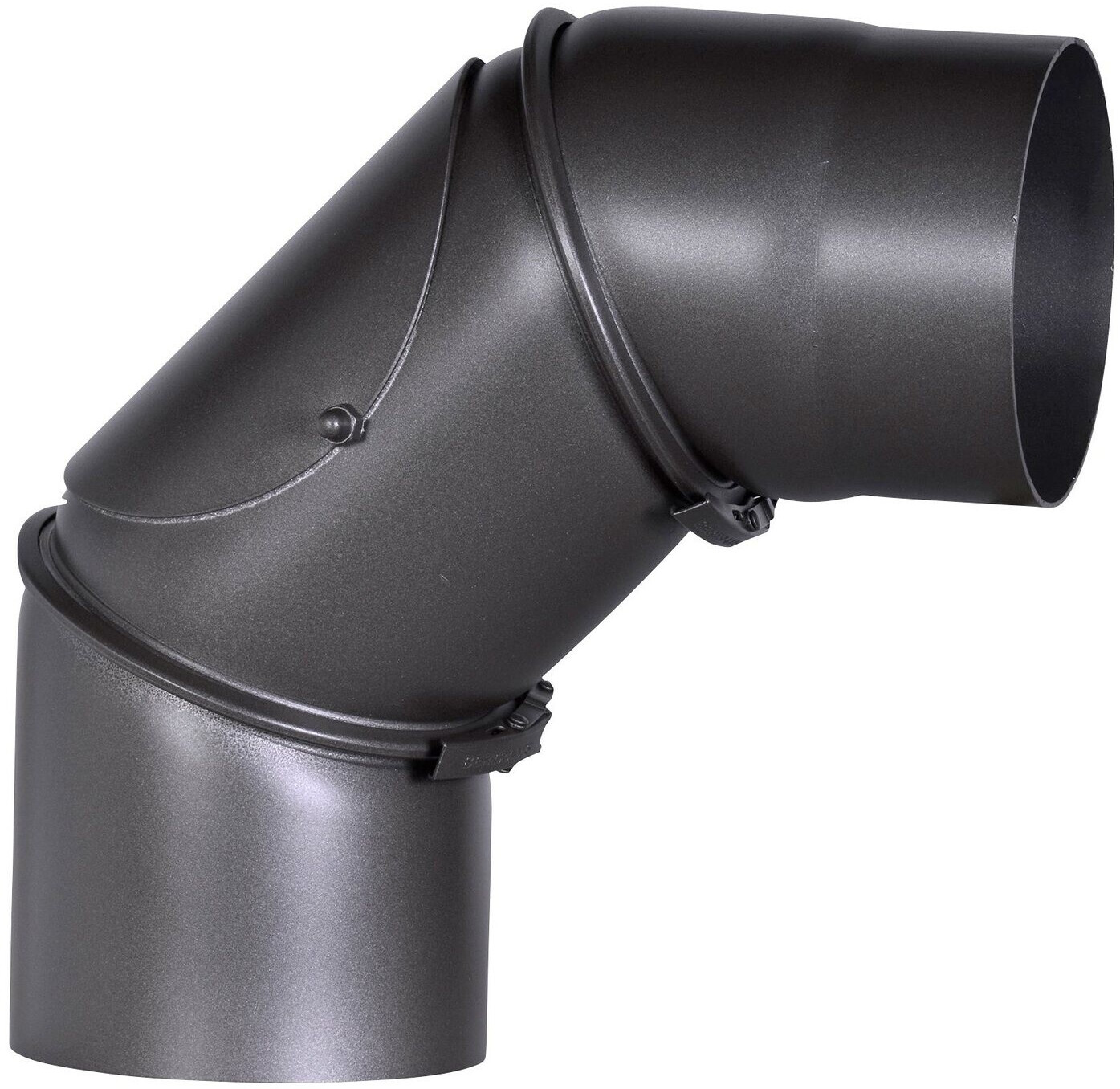 Bertrams Bogen verstellbar mit Reinigungsöffnung Senotherm 90° Ø 130 mm