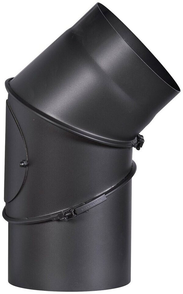 Bertrams Bogen verstellbar mit Reinigungsöffnung Senotherm 90° Ø 180 mm