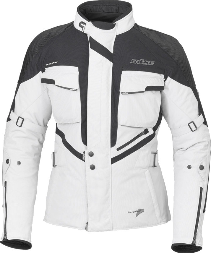 Büse Veste Bressano STX gris clair/noir