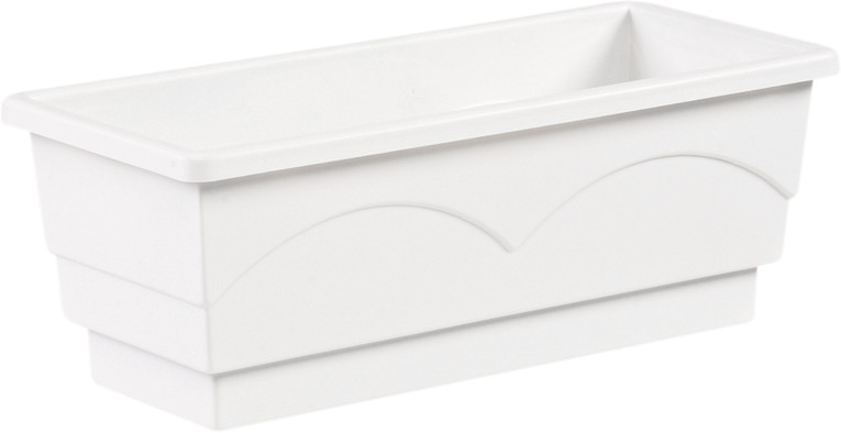Emsa Lago bac à fleurs 50x22x18cm blanc