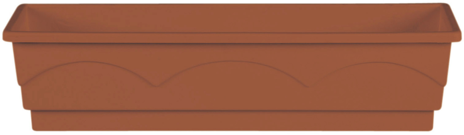Emsa Lago bac à fleurs 75x22x18cm terracotta
