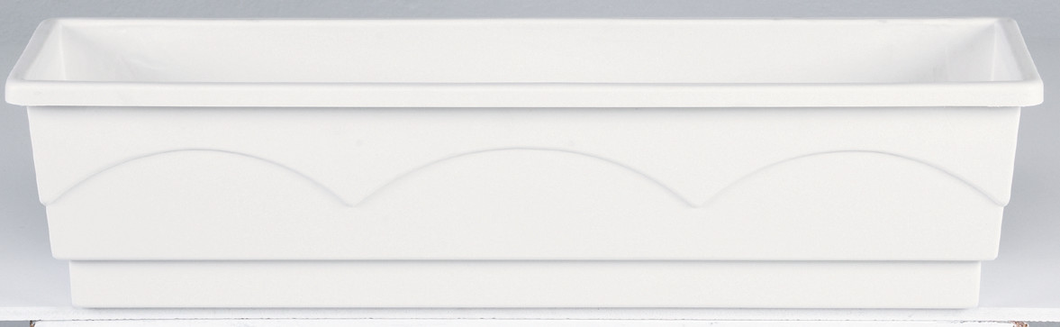 Emsa Lago bac à fleurs 75x22x18cm blanc