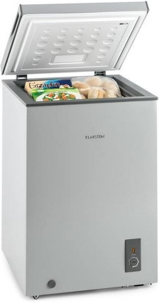 Klarstein Iceblokk Chest Freezer grau 100 l