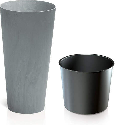 Prosperplast Tubus Slim 57cm grey frosted