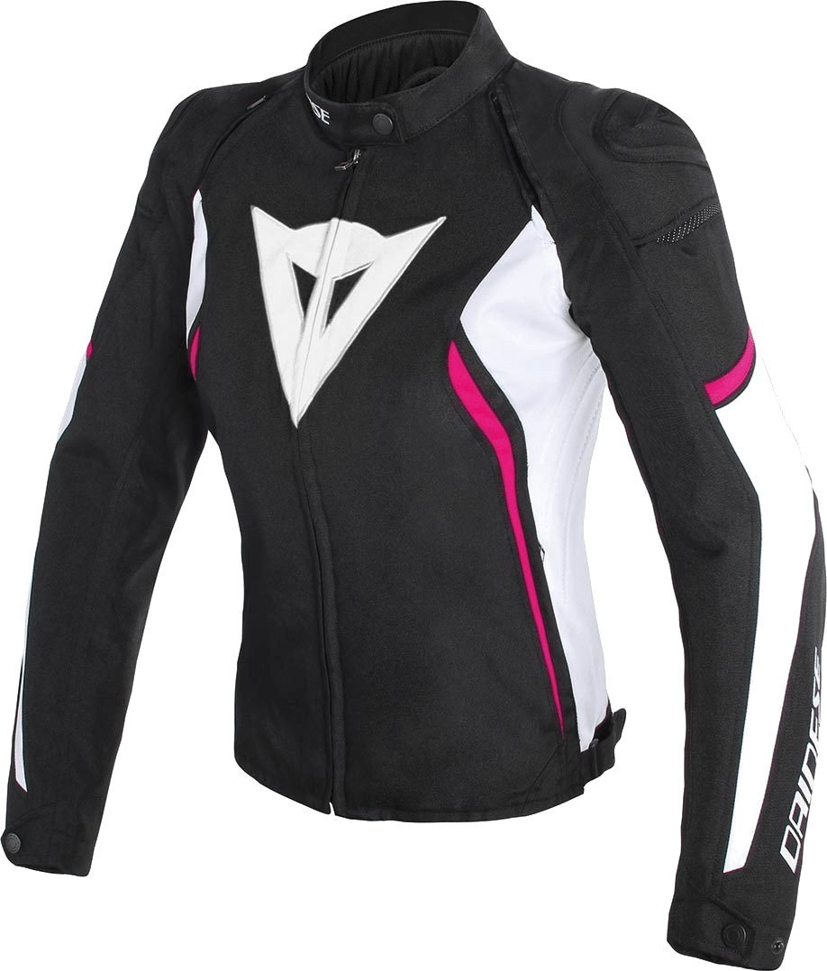 Photos - Motorcycle Clothing Dainese Avro D2 Tex Lady Jacket black/white/violet 