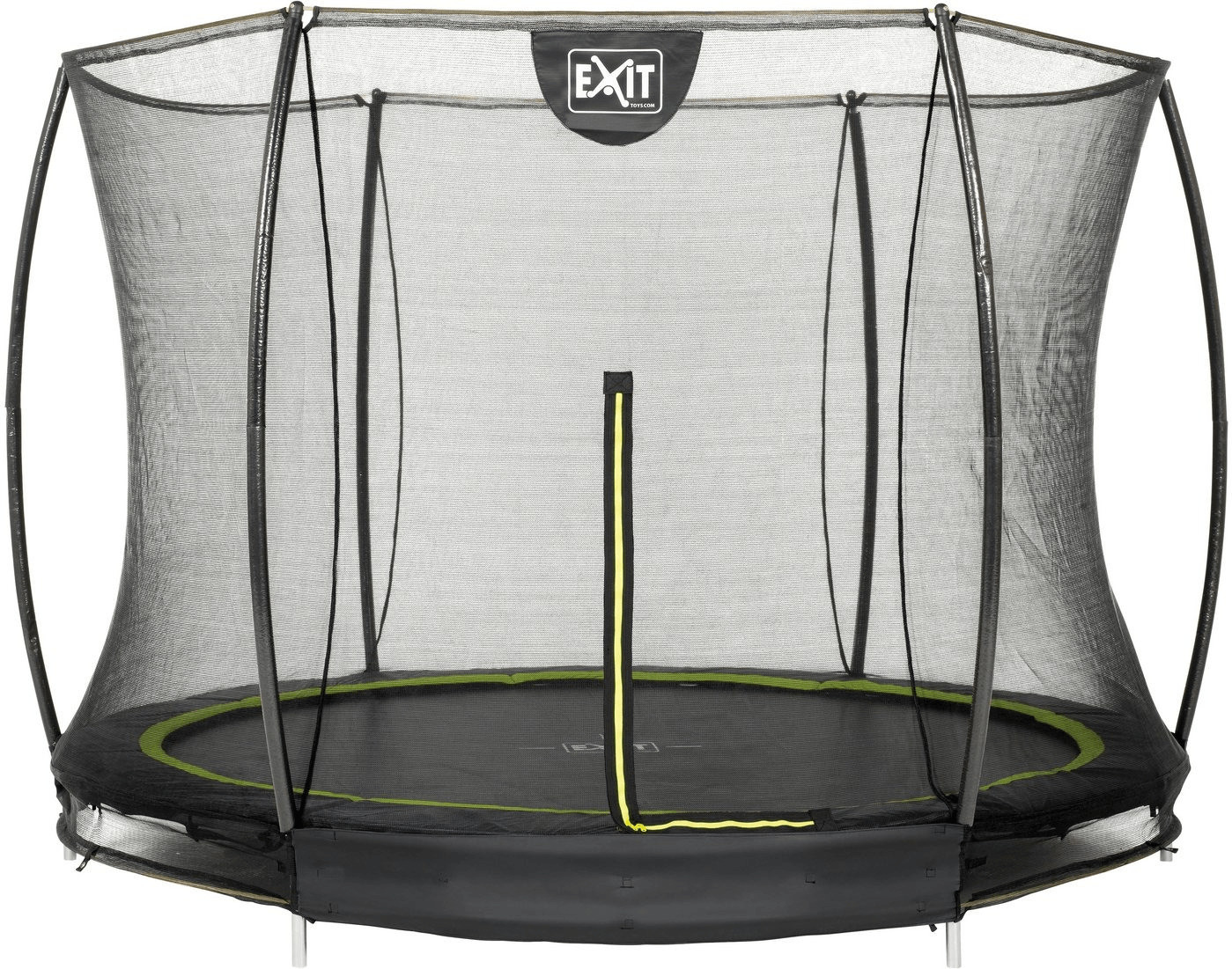 Exit Toys Trampolin Silhouette Ground 305 cm with Safty Net black