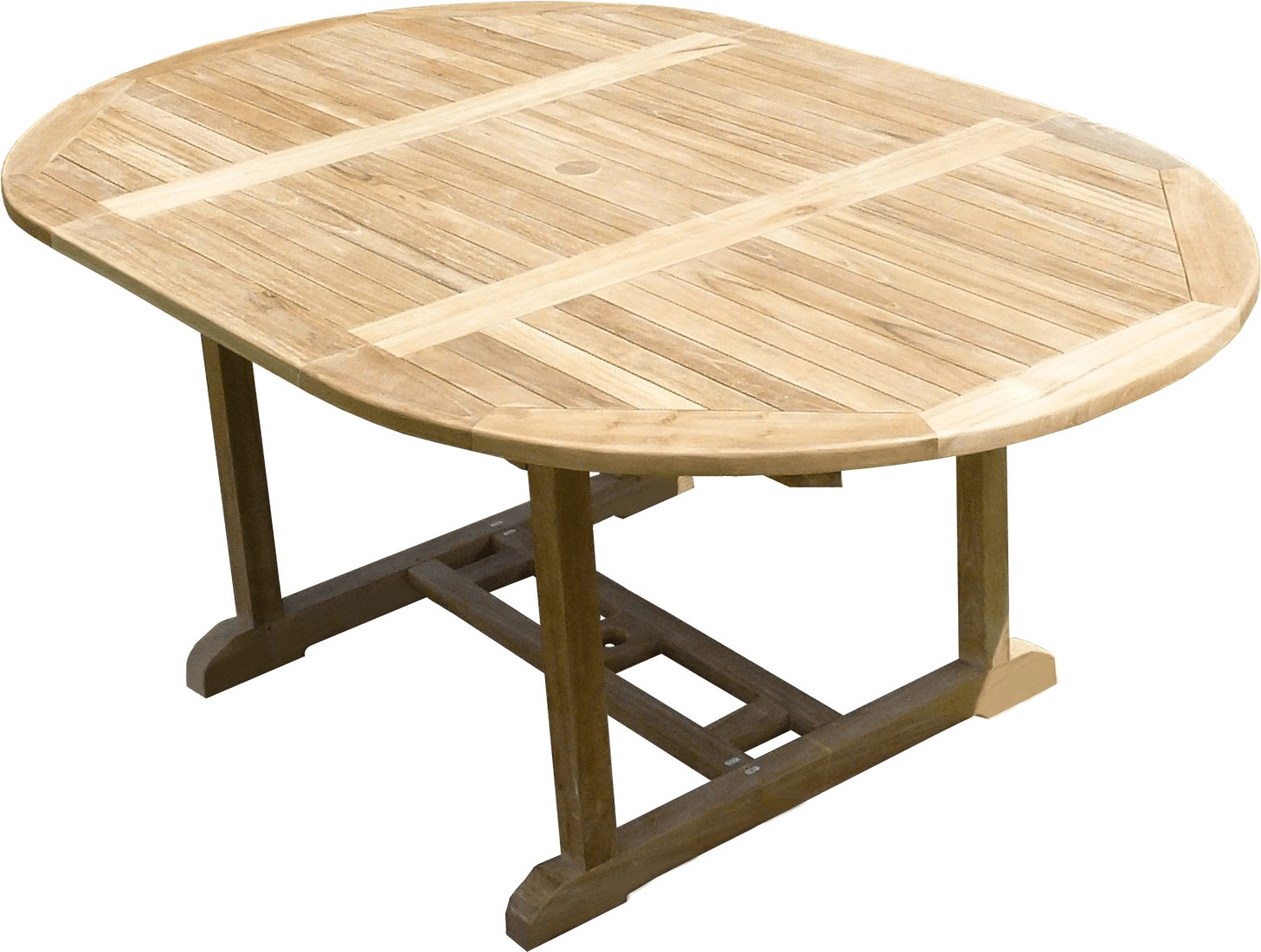Teck Line Table SAWAH ronde /ovale