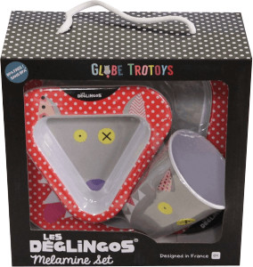 Déglingos Coffret mélamine Bigbos le loup