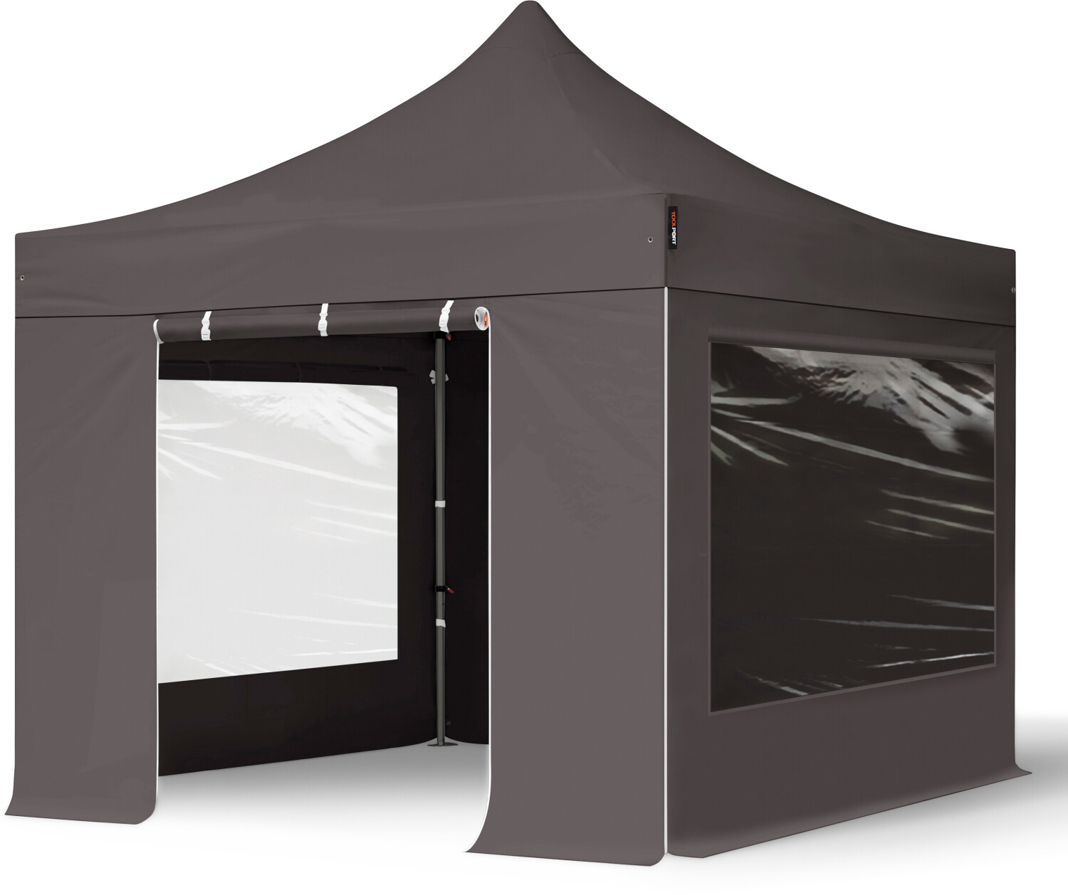 Toolport Tente pliante Premium fenêtre panoramique 3 x 3 m