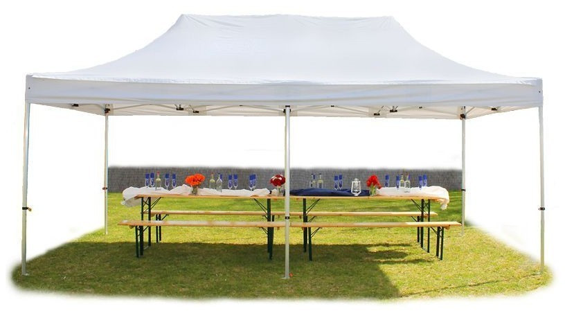 Toolport Tente pliante Premium 3 x 6 m