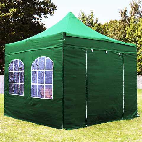 Toolport Tente pliante Premium 4 fenêtres 3 x 3 m