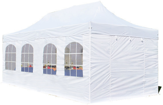 Toolport Tente pliante Premium 8 fenêtres 3 x 6 m