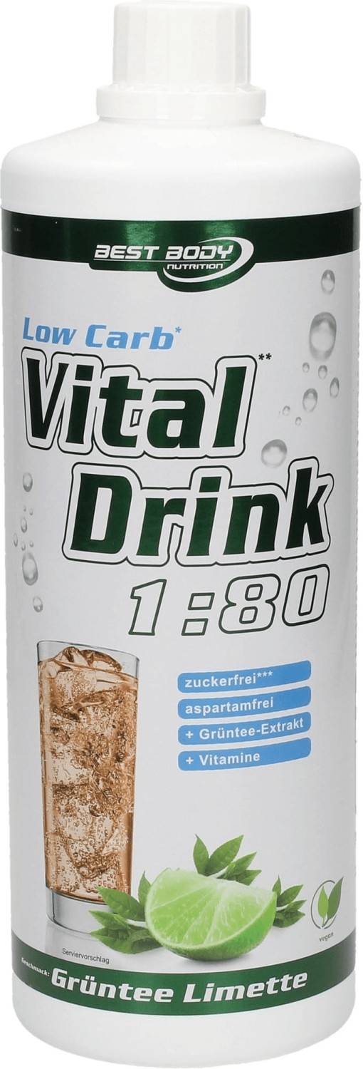 Best Body Nutrition Low Carb Vital Drink Green tea lime 1000ml
