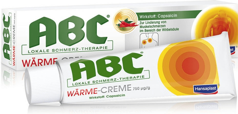 med ABC Wärme Creme Capsicum (50 g) ab 6,67 € (Februar 2024 Preise)