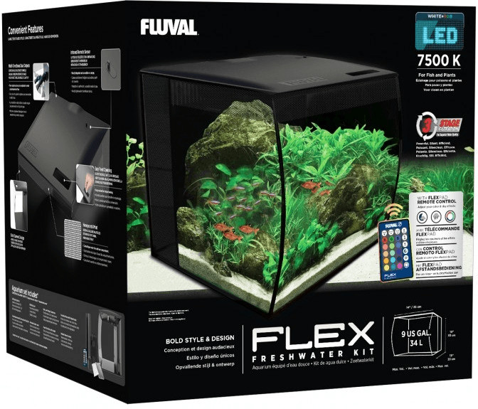 Fluval Aquarium Flex équipé