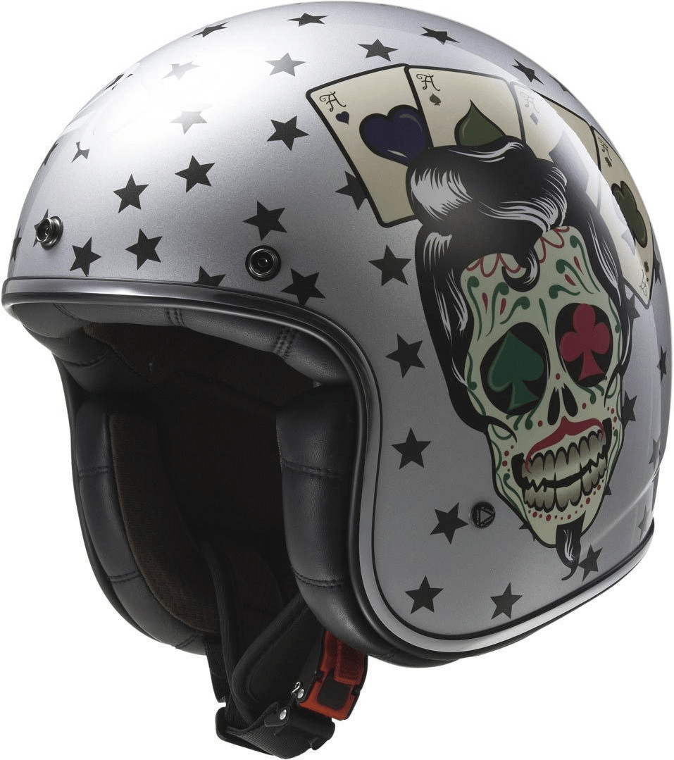 LS2 OF583 Bobber Tattoo argent