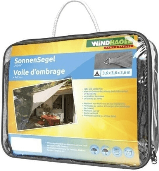 Windhager Sunsail Adria triangulaire 3,6 m granit