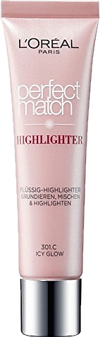 L'Oréal Perfect Match Highlighter - 301 Icy Glow (30ml)