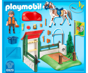 playmobil box de lavage pour chevaux
