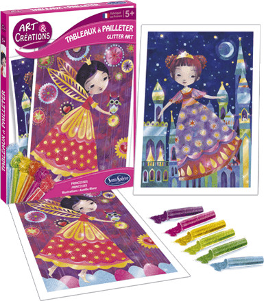 Sentosphère Tableaux à pailleter princesses