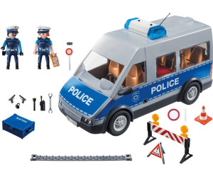 Soldes Playmobil Fourgon de policiers avec matériel de barrage (9236) 2024  au meilleur prix sur