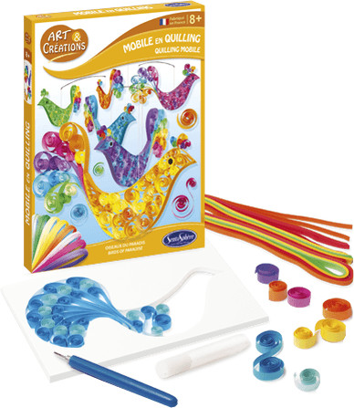 Sentosphère Mobile en quilling oiseaux
