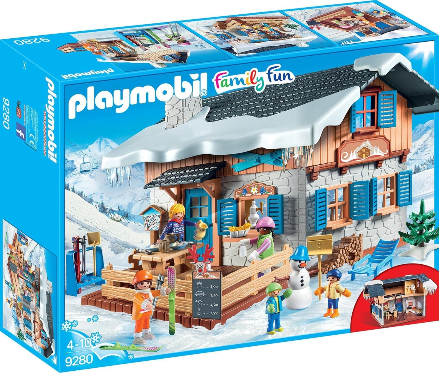 Photos - Toy Car Playmobil Family Fun - Ski Lodge  (9280)