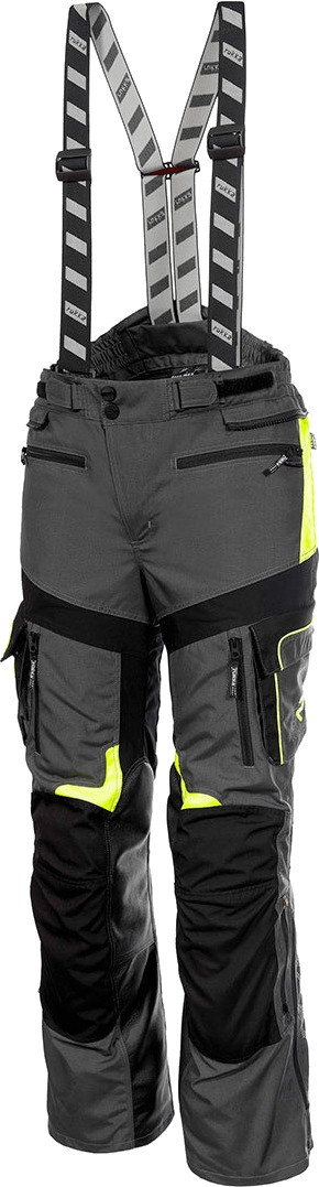 Rukka Pantalon Roughroad gris/jaune