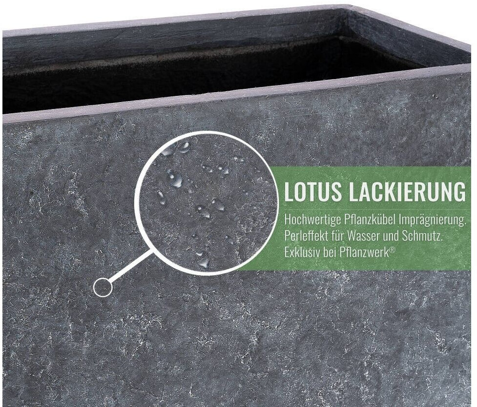 Pflanzwerk Pflanzwerk Divider Lava anthracite 72x60x25 - back view