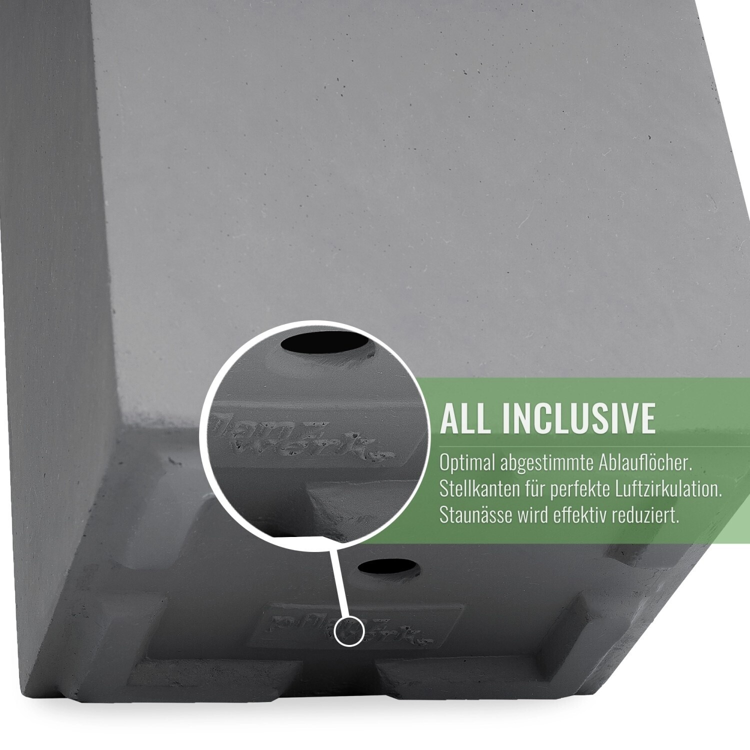 Pflanzwerk Pflanzwerk Tub grey 40x80x40cm - detail view