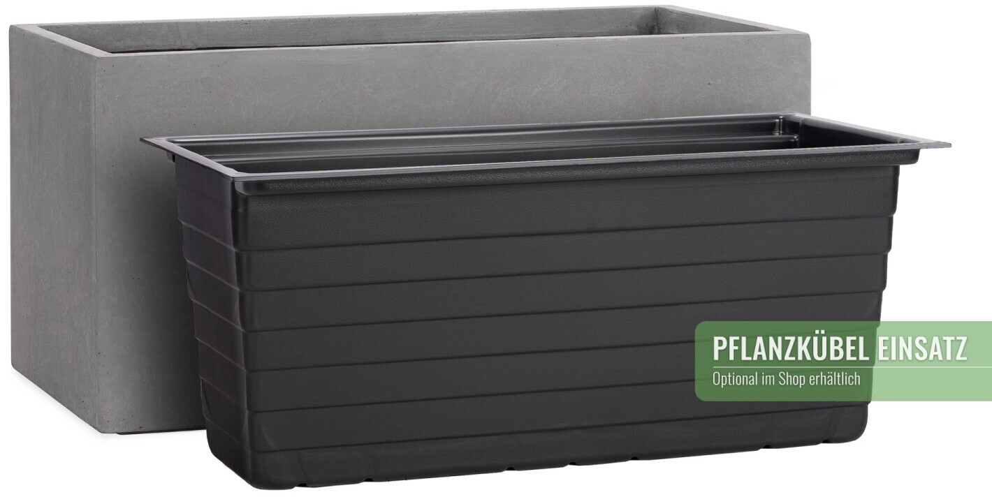 Pflanzwerk Pflanzwerk Tub grey 40x80x40cm - alternate view